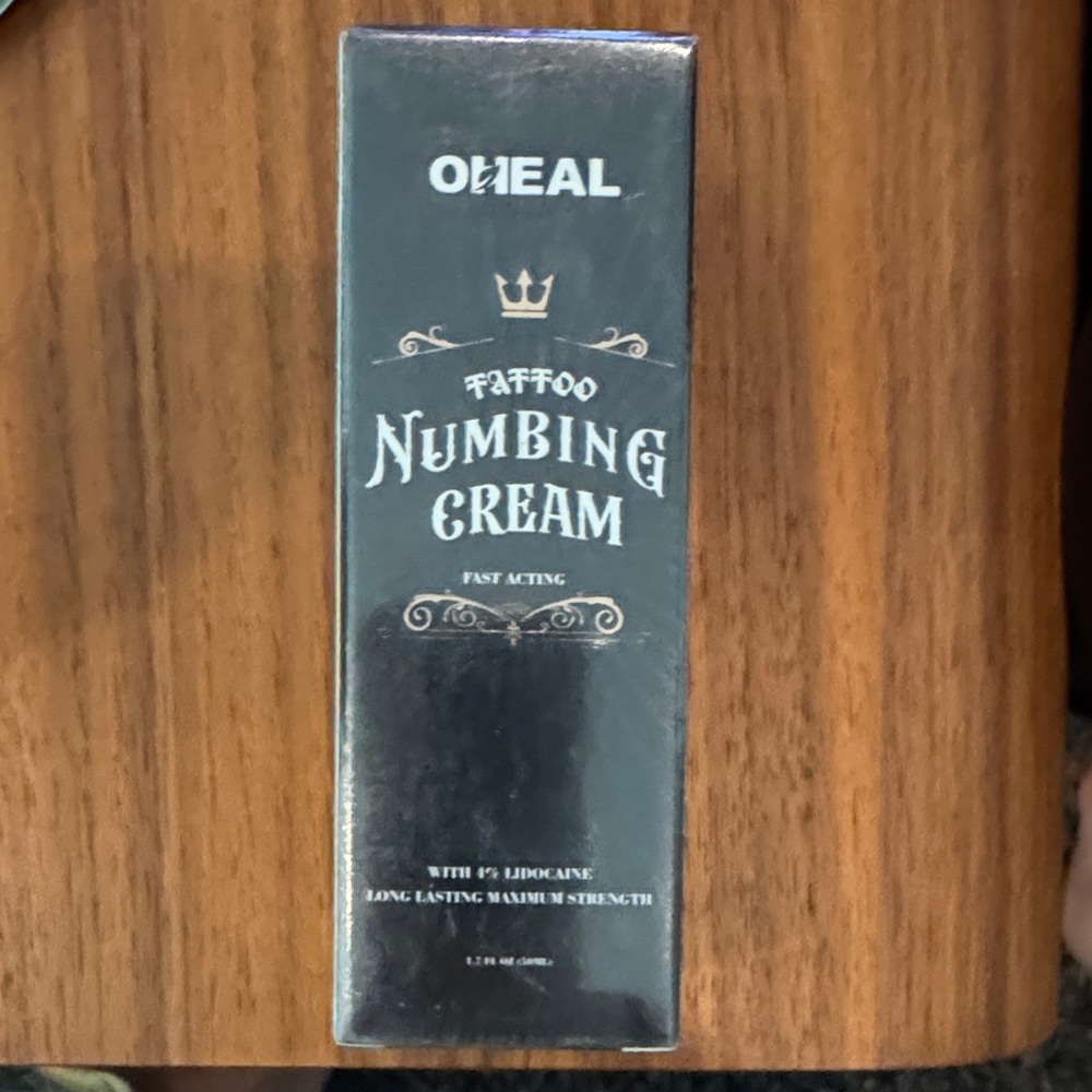 Black Tattoo Numbing Cream